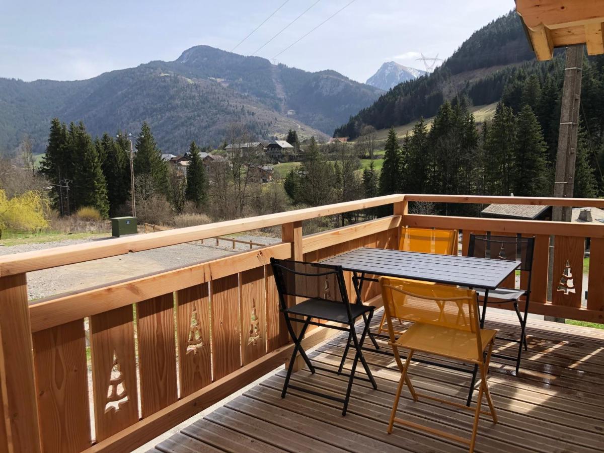 Chalet Cosy Et Moderne Vue Montagnes Seytroux Экстерьер фото
